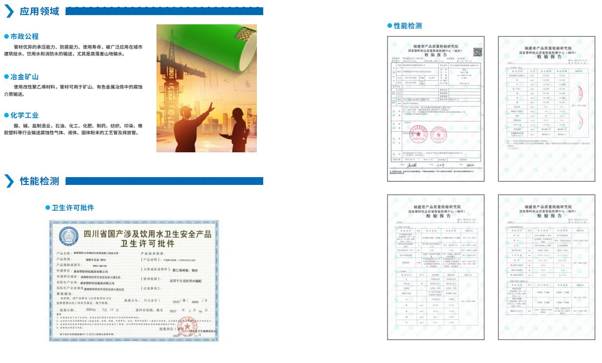 给??钢丝织绕增强聚乙烯复合管（WRCP型）